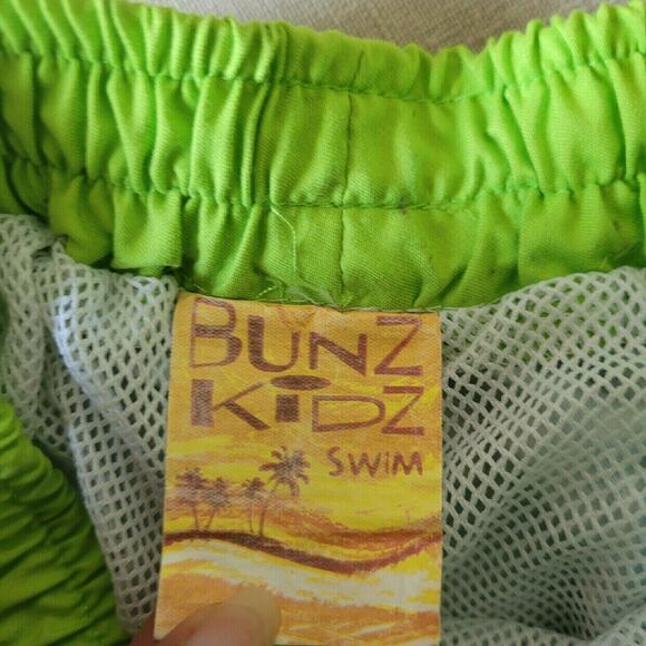 Bunz Kidz Gecko Print Swim Trunks - Picture 5 of 7